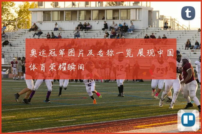 奥运冠军图片及名称一览 展现中国体育荣耀瞬间